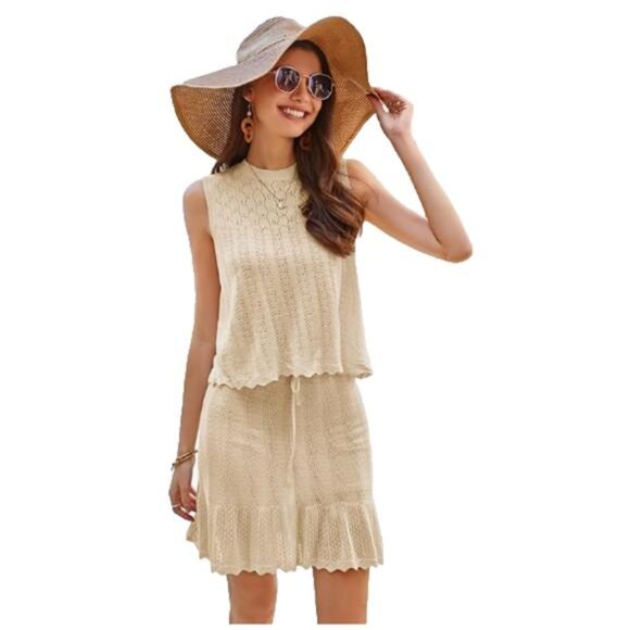 NEW- GRACE KARIN Two Piece Sweater Set- Women's XL - Picture 1 of 8